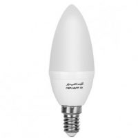 لامپ 6 وات LED شمعی مات نور پایه E14