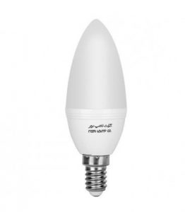 لامپ 6 وات LED شمعی نور
