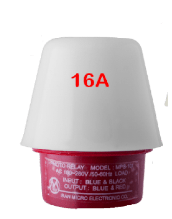 رله روشنایی – فتوسل 16 آمپر میکرو مکس